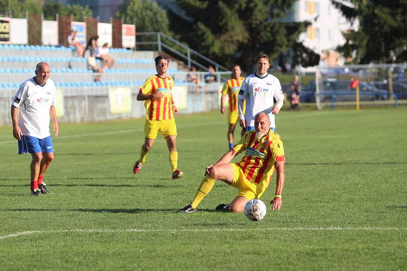 Z utkání Strakonice ČFL - Internacionálové 4:5 (penalty 5:4).