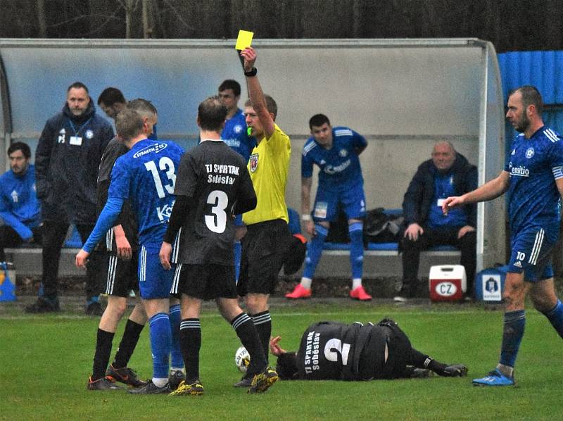 Fotbalová divize: Otava Katovice - Spartak Soběslav 1:0 (1:0).