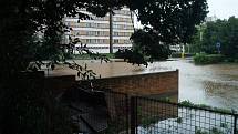 Strakonice - povodně 2002.
