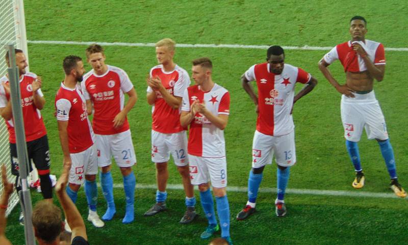 Strakonická odbočka přátel Slavie Praha jela podpořit své hráče v 3. předkole Ligy mistrů proti ukrajinskému Dynamu Kyjev.