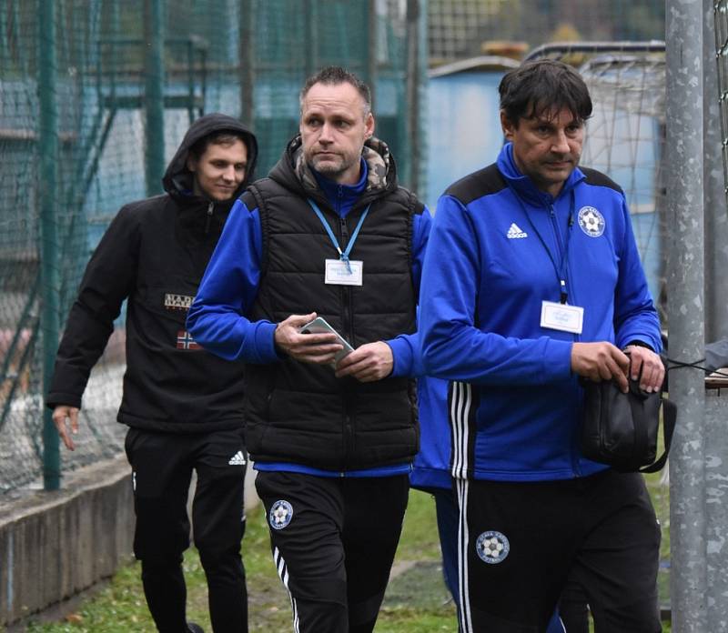 Fotbalvá divize: Otava Katovice - Slavoj Český Krumlov 2:1 (1:0).