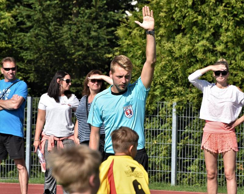 Fotbalový turnaj přípravek ve Strakonicích.