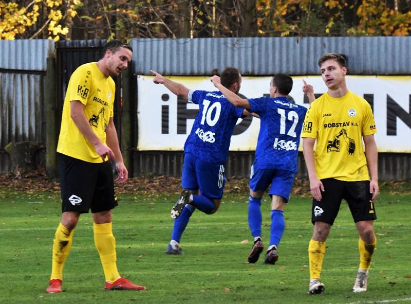 Fotbalová divize: Otava Katovice - Viktoria Mariánské Lázně 5:1 (1:0).