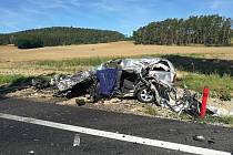 Nehoda, při které zahynul řidič osobního vozu, uzavřela komunikaci I. třídy na Strakonicku.