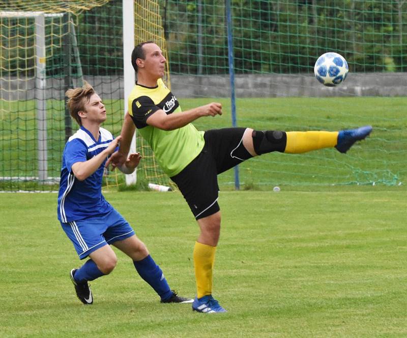 Fotbalová I.B třída: Osek B - Čkyně 1:4.