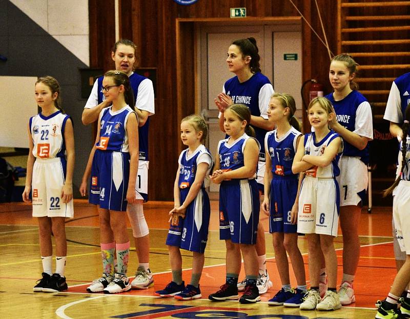 Basketbalovou ŽBL si užívaly i nejmenší hráčky BK Strakonice.