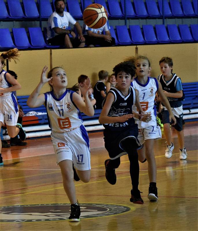 Basketbalové minidívky U11 Strakonic slaví další výhru.