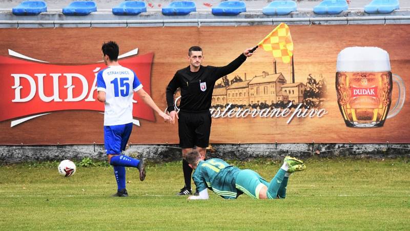 Fotbalový KP: Junior Strakonice - Jankov 1:1.
