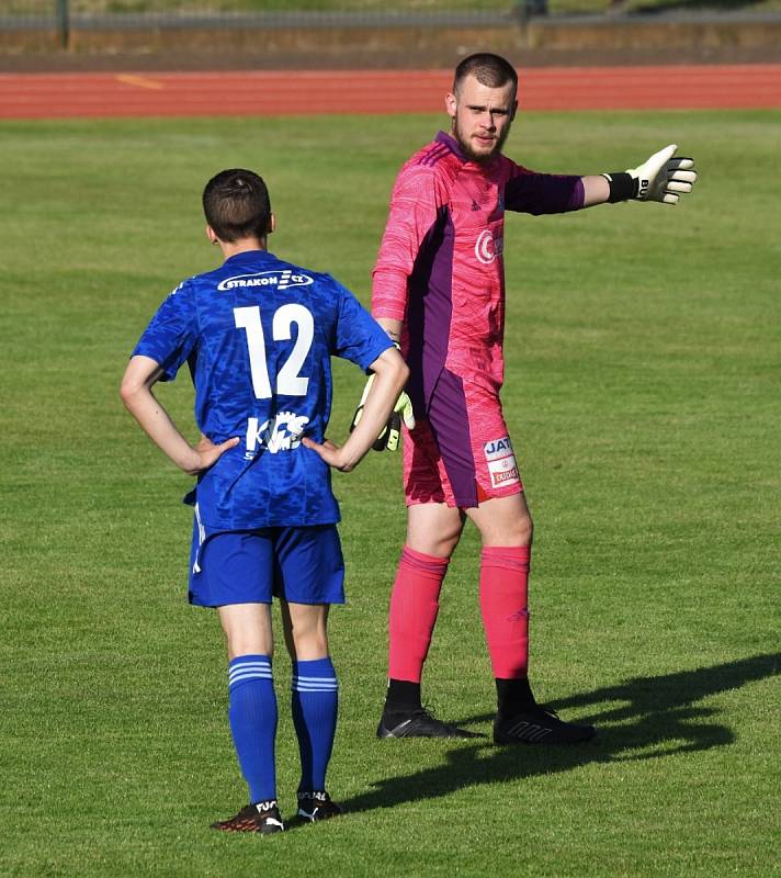 Fotbalová divize: Soběslav - Katovice 3:0 (2:0). Foto: Jan Škrle