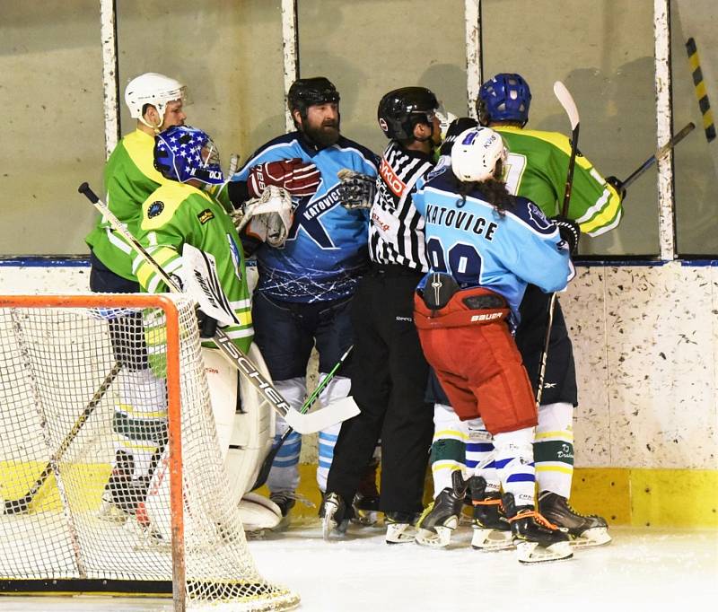 Hokejový OP Strakonicka: Drahonice - Katovice 6:6.