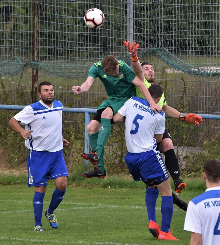 Fotbalová I.A třída: Vodňany - Prachatice 3:3.