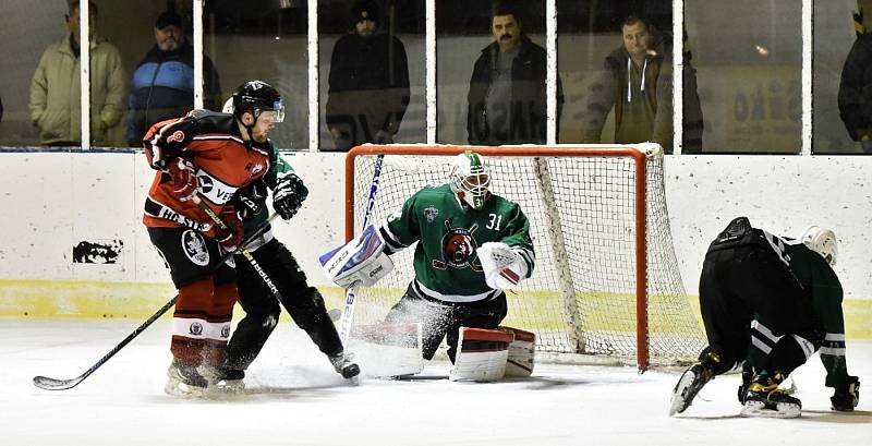 Hokejová KL: HC Strakonice - Slavoj Č. Krumov 6:3 (2:2, 3:0, 1:1).