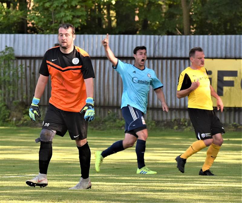 Fotbalový krajský přebor: Katovice - Lom u Tábora 4:0.