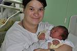 Abigail Petrášková, Vodňany, 13.9. 2014 ve 13.37 hodin, 3200 g. Z prvního miminka má radost nejen maminka.