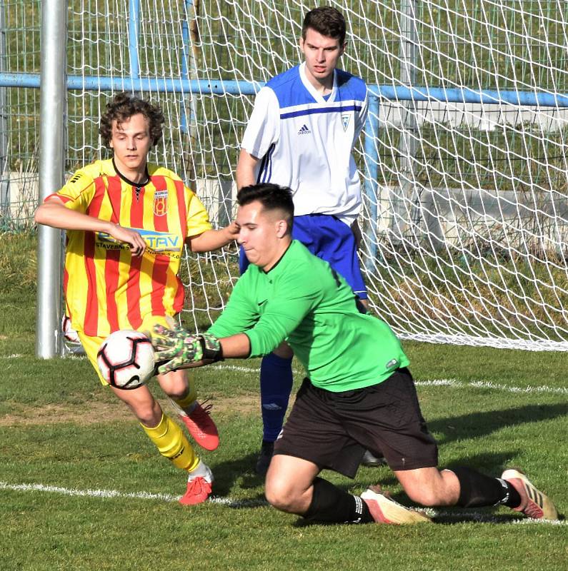 Fotbalová I.A třída: Vodňany - Junior Strakonice 2:1.