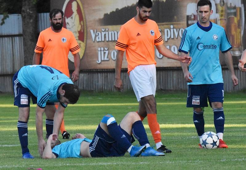 Katovičtí fotbalisté porazili Hořovice i podruhé v sezoně (snímek je z domácí výhry 6:0).