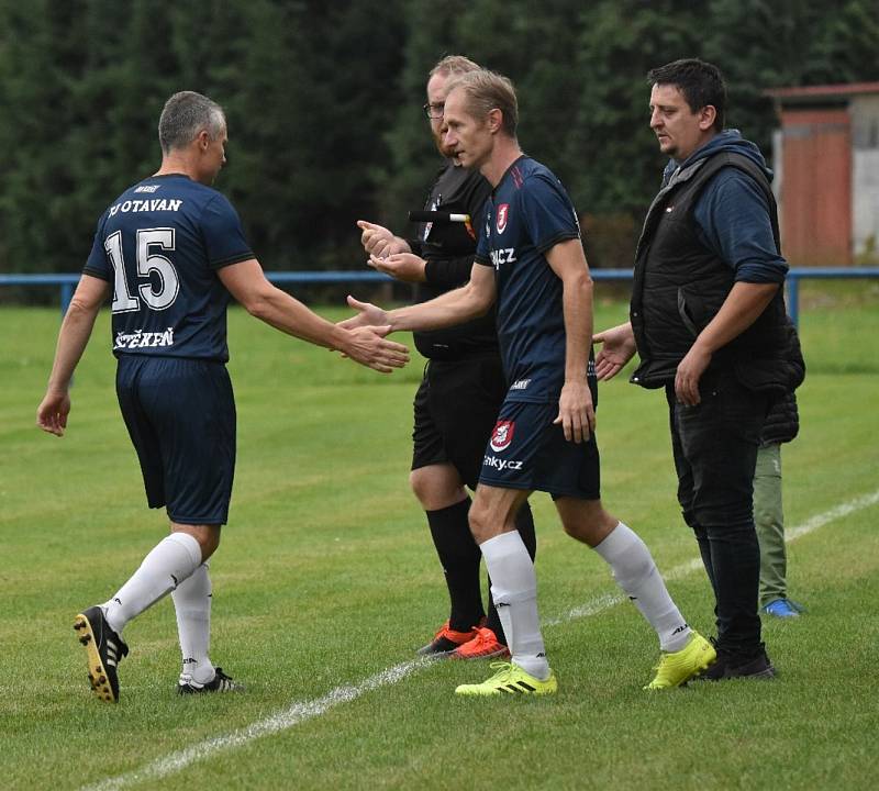 Fotbalový OP Strakonicka: Štěkeň - Chelčice 2:4.