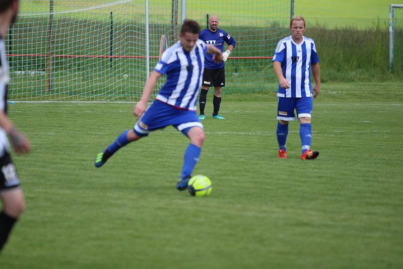 Fotbalová I.B třída: Dražejov - Sousedovice 1:1.