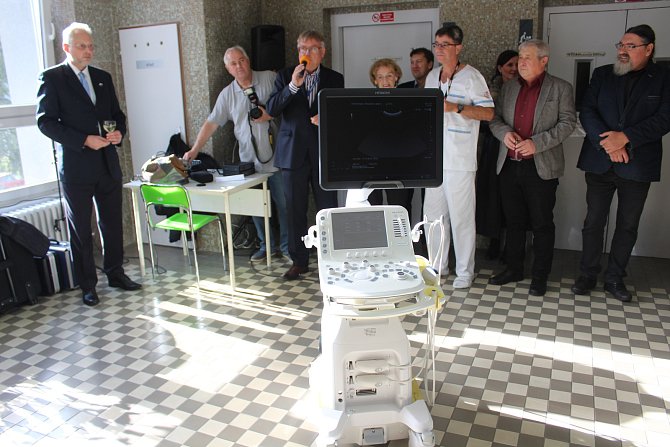 Nový ultrazvuk pro dětské oddělení.