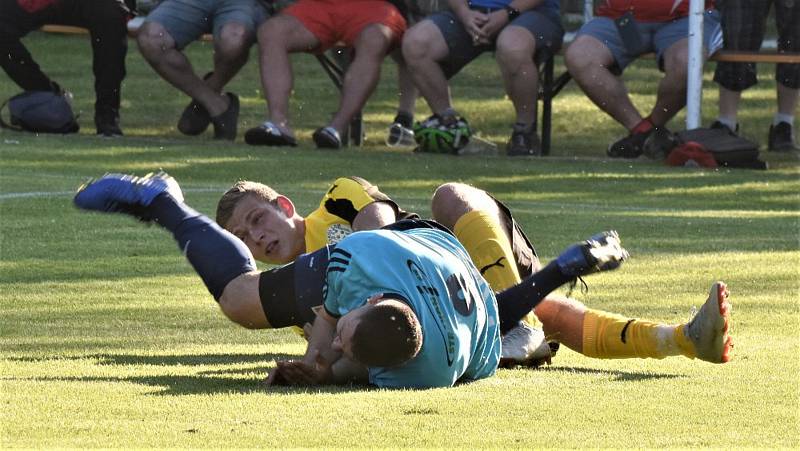 Fotbalový krajský přebor: Katovice - Lom u Tábora 4:0.