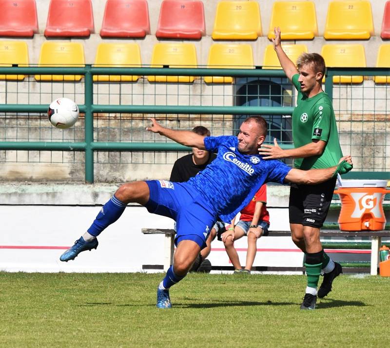 Fotbalová divize: FK Příbram B - Otava Katovice 2:2 (1:1).