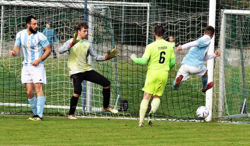 Fotbalový KP: TJ Osek - FK Olečšník 1:8 (1:4).