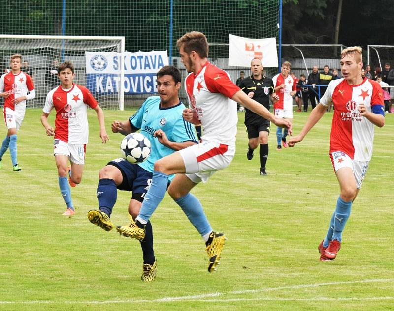 Před rokem Katovičtí remizovali se Slavií Praha U19 divokým výsledkem 7:7.