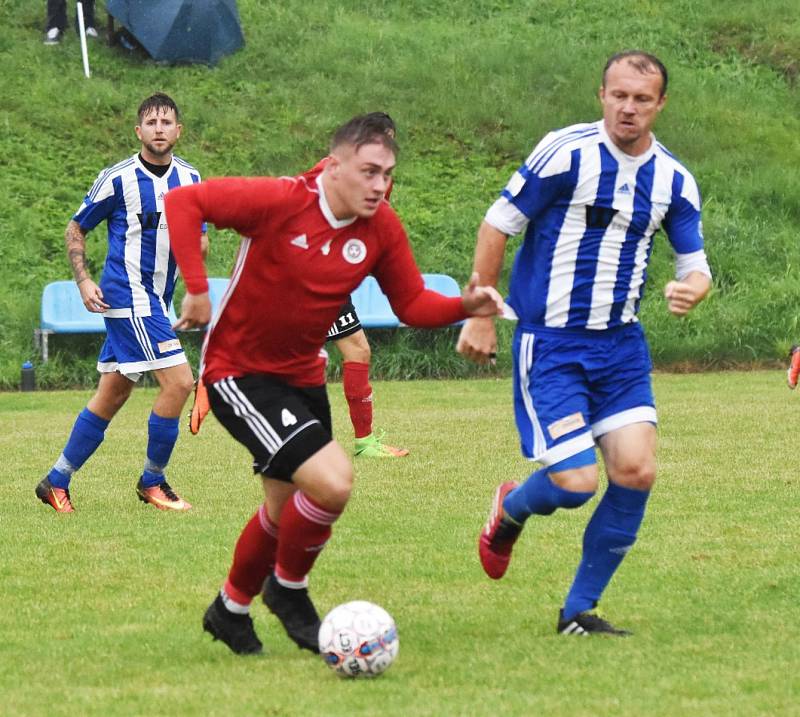 Fotbalová A třída: Sousedovice - Trhové Sviny 0:1.