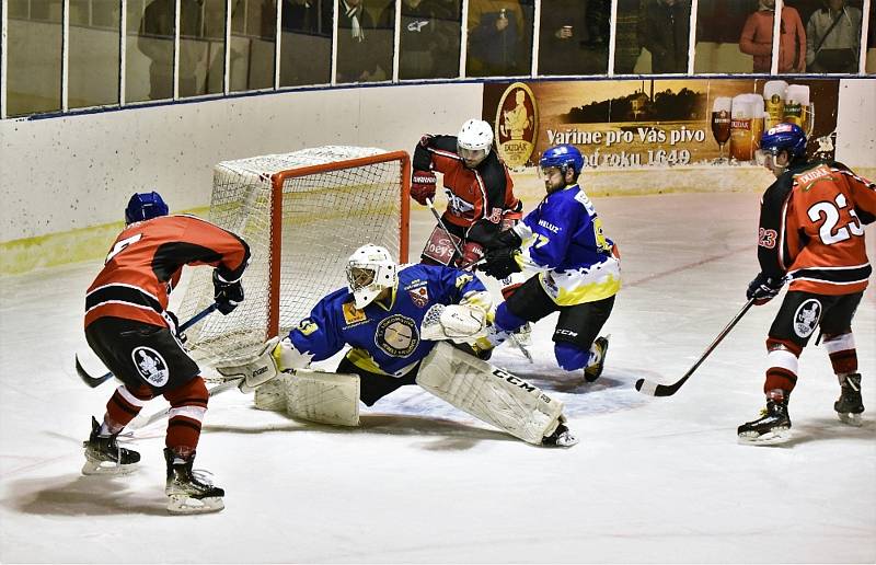 KL hokejistů: HC Strakonice - Veselí nad Lužnicí 5:4 (2:2, 1:1, 2:1).