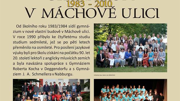 Gymnázium Strakonice se v roce 1983 stěhovala do současných prostor.