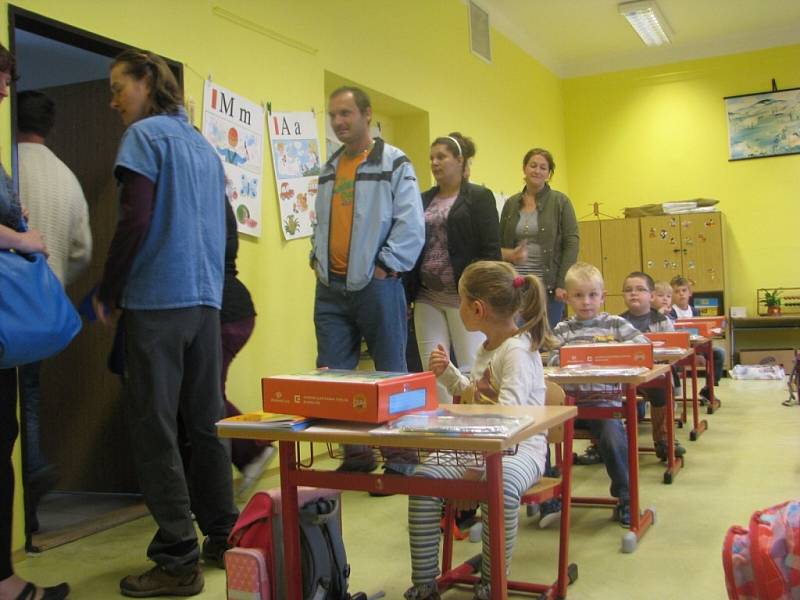 První školní den v Sedlici