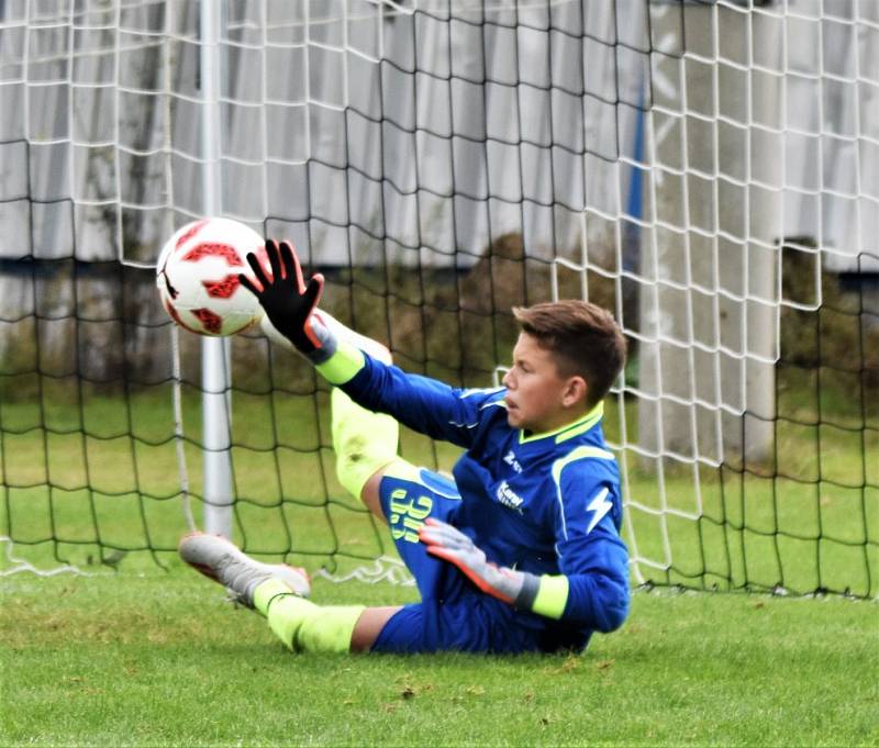 K derby fotbalového žákovského kraje přijel do Volyně Junior Strakonice. Slavili domácí.