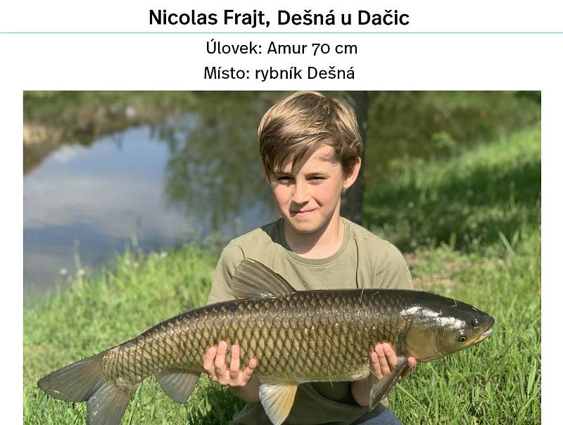 Soutěž o nejlepšího rybáře.