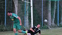 Předkolo Jč. poháru fotbalistů: Lom u Blatné - Mladá Vožice 2:3 (2:2). Foto: Jan Škrle