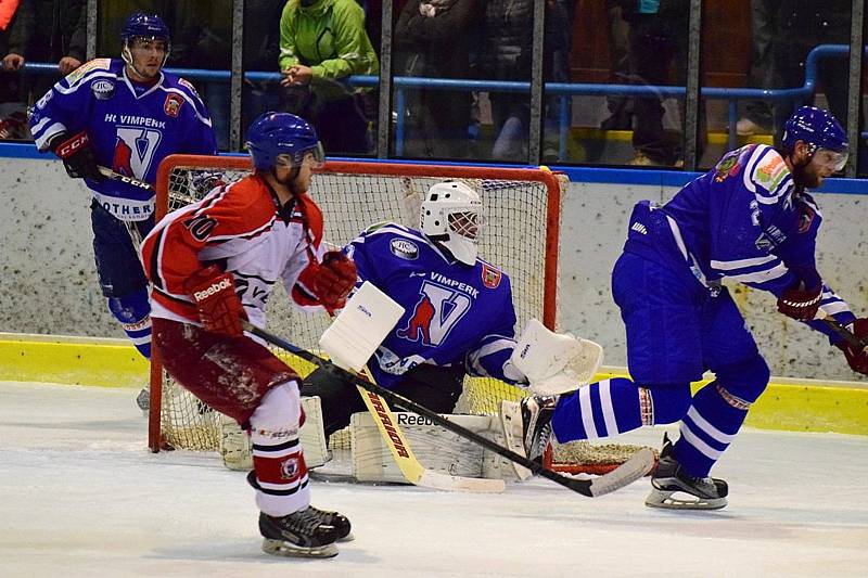 Strakonice vyhrály ve Vimperku 8:5.  Foto: Zdeněk Formánek