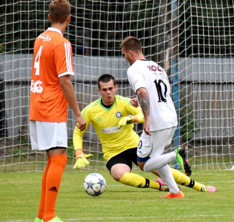 Katovičtí fotbalisté v pátek podlehli Písku 4:8.