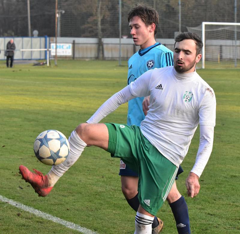 Fotbalový KP: Katovice - Jankov 2:1.