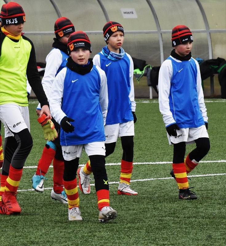 Přípravný fotbal U11: Junior Strakonice FK Příbram 10:9.