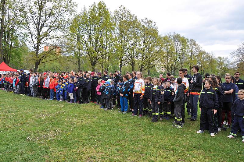 Na Křemelce ve Strakonicích se v sobotu 4. května uskutečnil již dvanáctý ročník soutěže kolektivů mladých hasičů Otavský Plamínek.