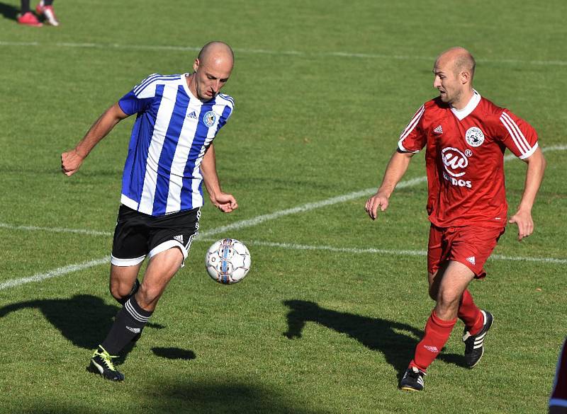 Fotbalový KP: Blatná - Hluboká 1:1 (0:0). Foto: Jan Škrle