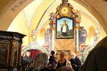 Slavnosti otevření zrekonstruovaného kostela sv. Havla v Čejeticích.