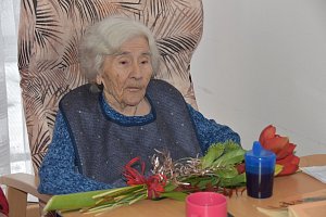 Paní Zdenka Heřmanová oslavila krásných 93. let. Foto: Se svolením Markéty Bučokové
