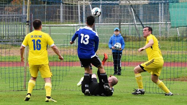 Fotbalová I.A třída: Blatná - Čkyně 2:1 (2:0).