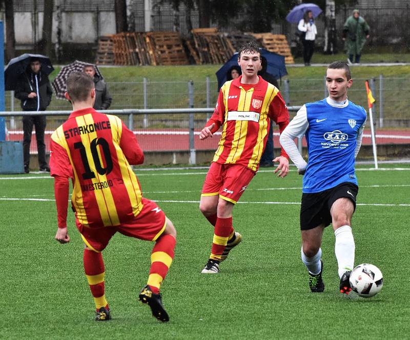 Divize dorostu: Junior Strakonice U19 - Táborsko B 2:2, penalty 4:2.