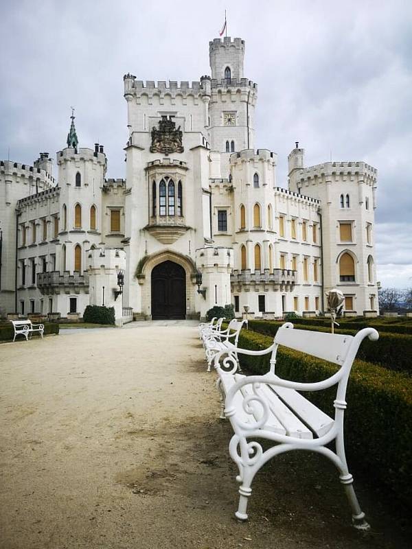 Zámek Hluboká nad Vltavou, kde Tomáš Klus našel svoji princeznu.