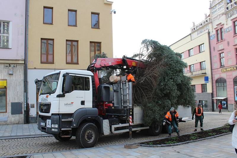 Vánoční strom Strakonice.