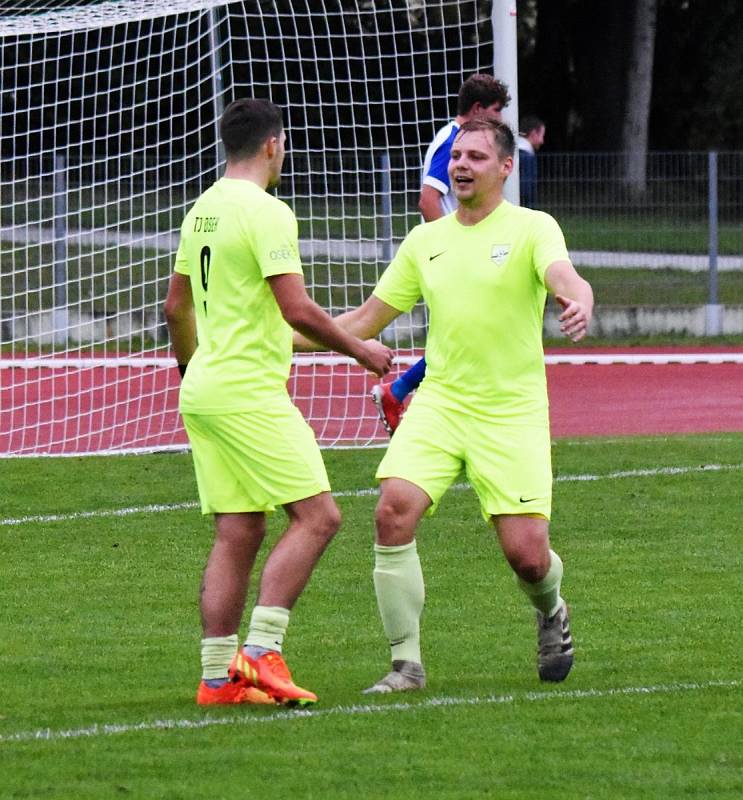 Fotbalový KP: Junior Strakonice - TJ Osek 1:1 (0:0).