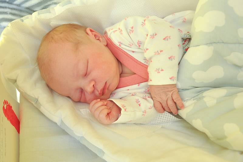 Tereza Deverová ze Strakonic. Terezka se narodila 31. 1. 2020 ve 3.07 hodin a její porodní váha byla 3 640 gramů. Na sestřičku již doma netrpělivě čekal sedmiletý Péťa.