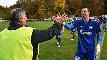 Fotbalvá divize: Otava Katovice - Slavoj Český Krumlov 2:1 (1:0).