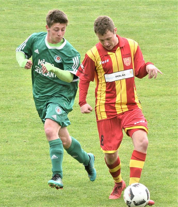 Starší dorost Junioru porazil Sedlčany 3:0.